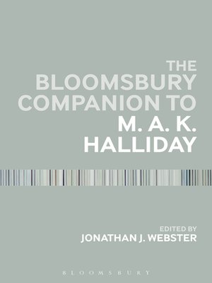 cover image of The Bloomsbury Companion to M. A. K. Halliday